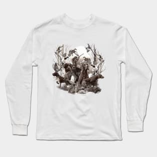 Hunting dogs , hunting season Long Sleeve T-Shirt